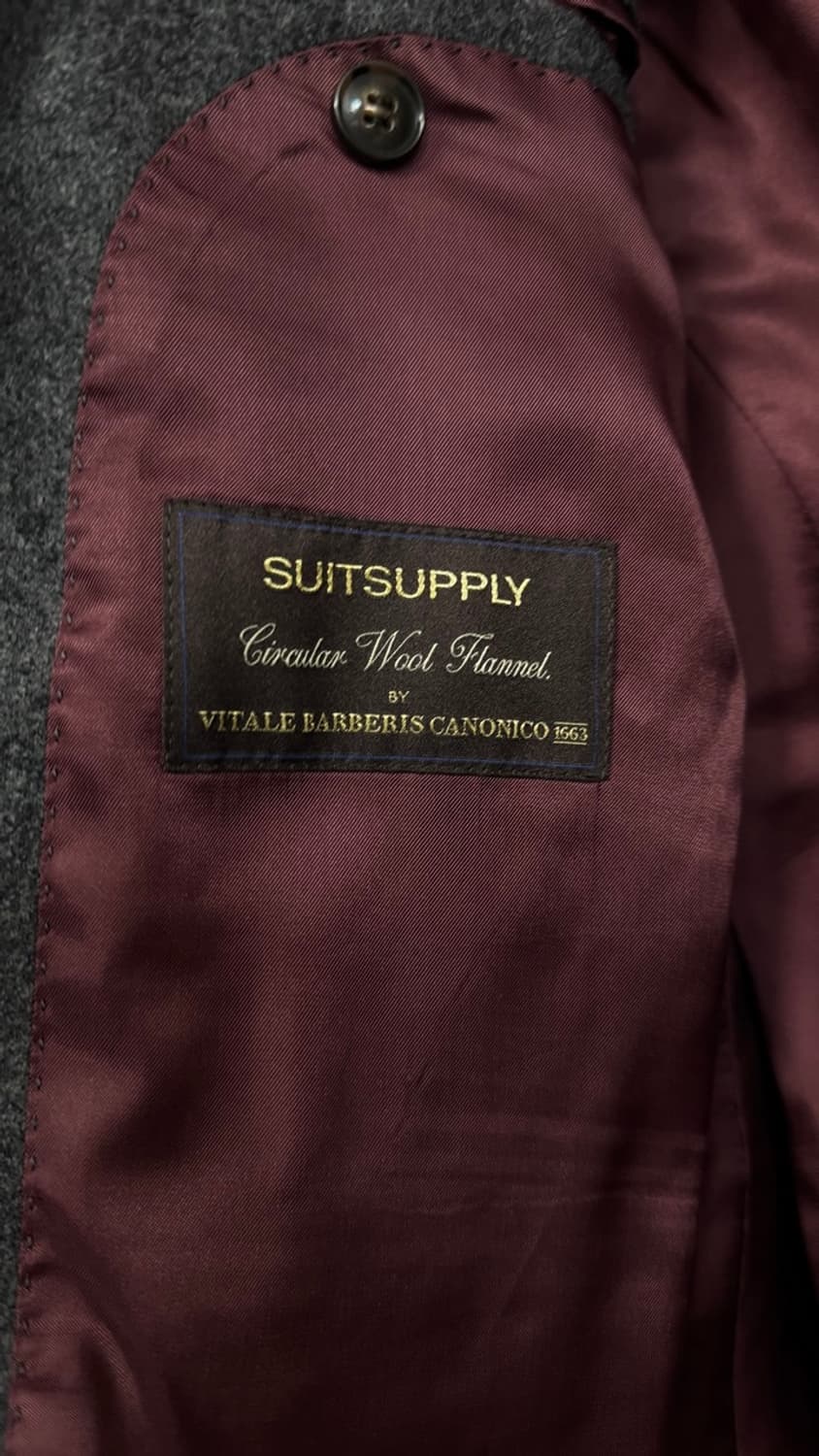 수트서플라이 1663 퓨어울자켓 056사이즈 상품이미지3