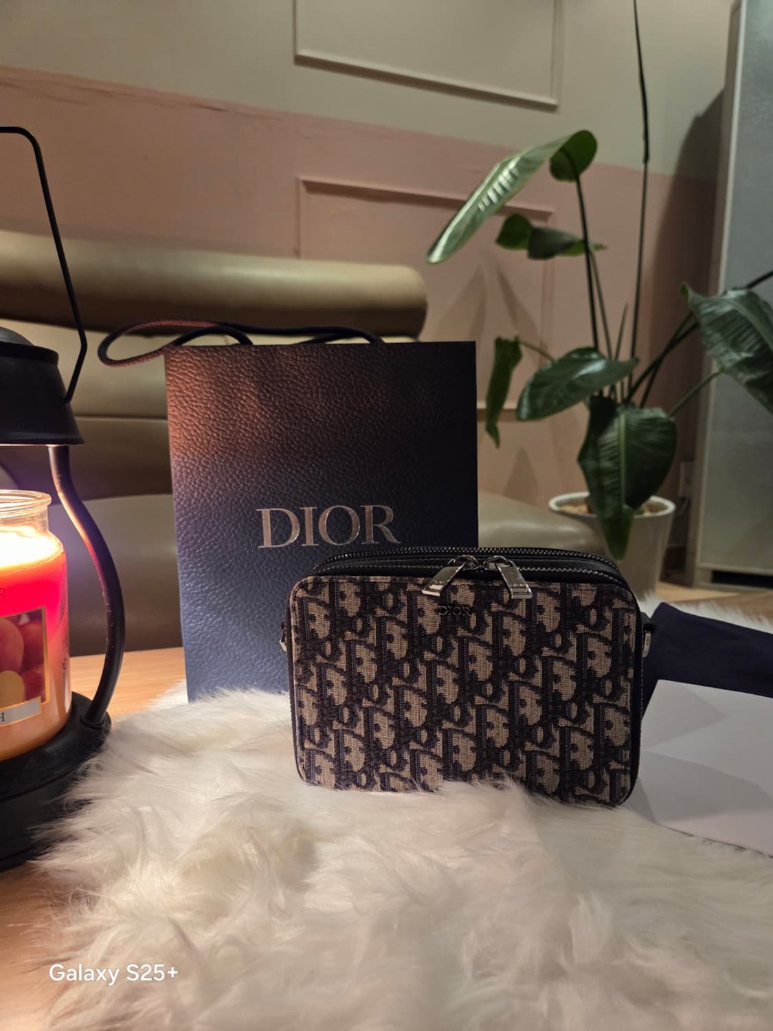 디올 오블리크 자카드 메신저백 상품이미지1