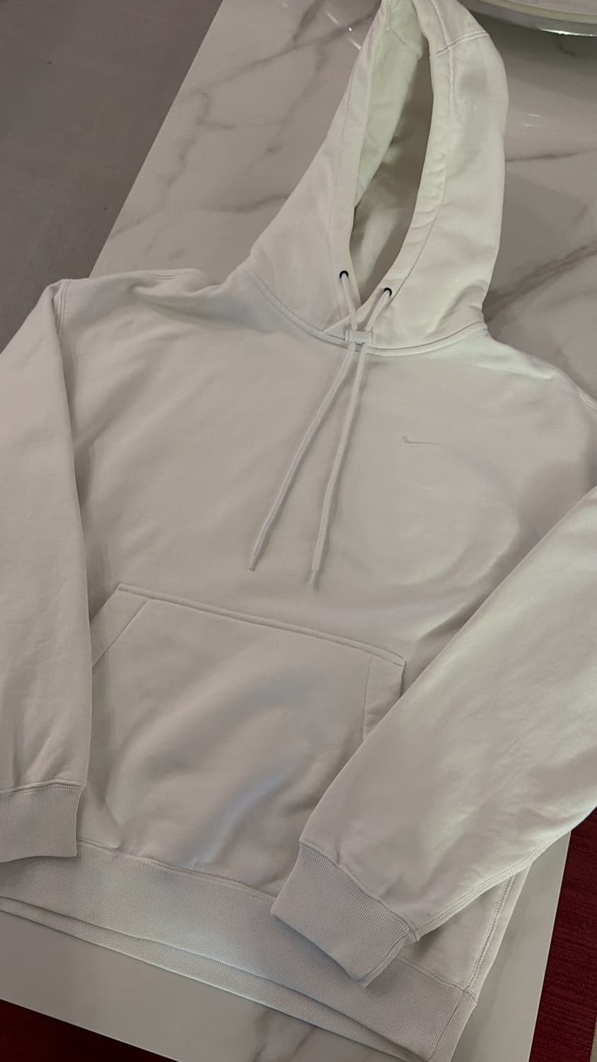 초판 나이키 NRG 후드 화이트 M 95 (실측기준 L 100) 상품이미지1