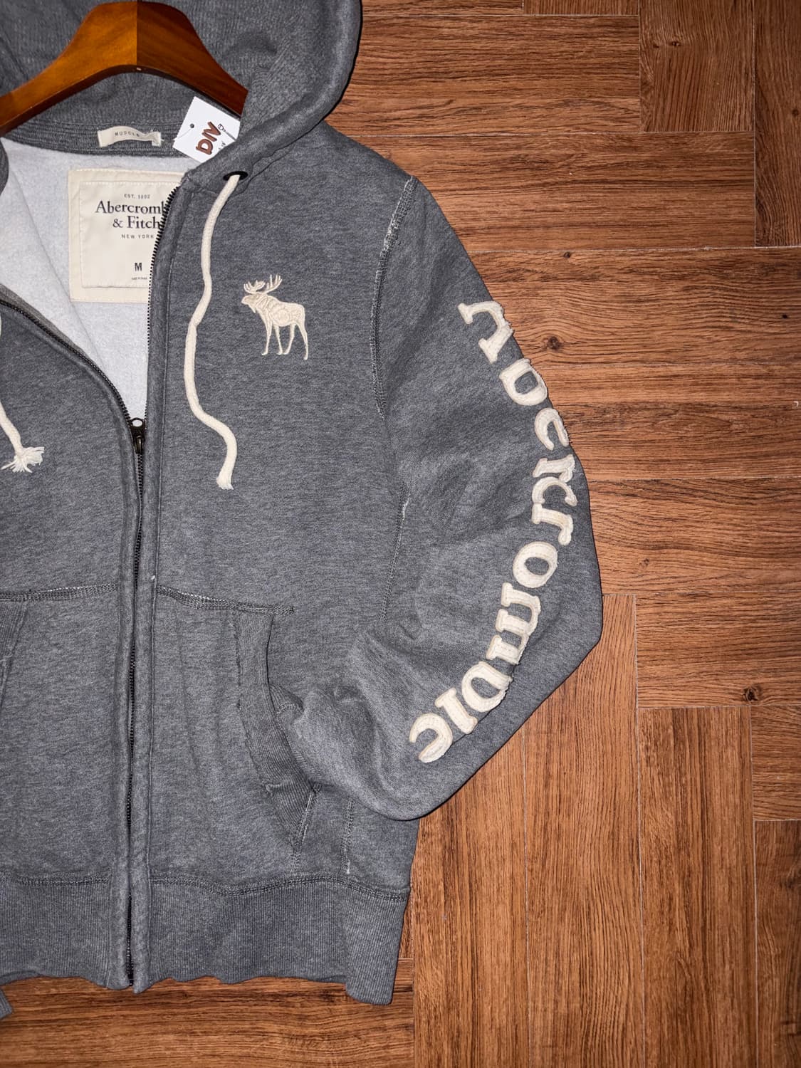 아베크롬비 로고 후드집업 상품이미지7