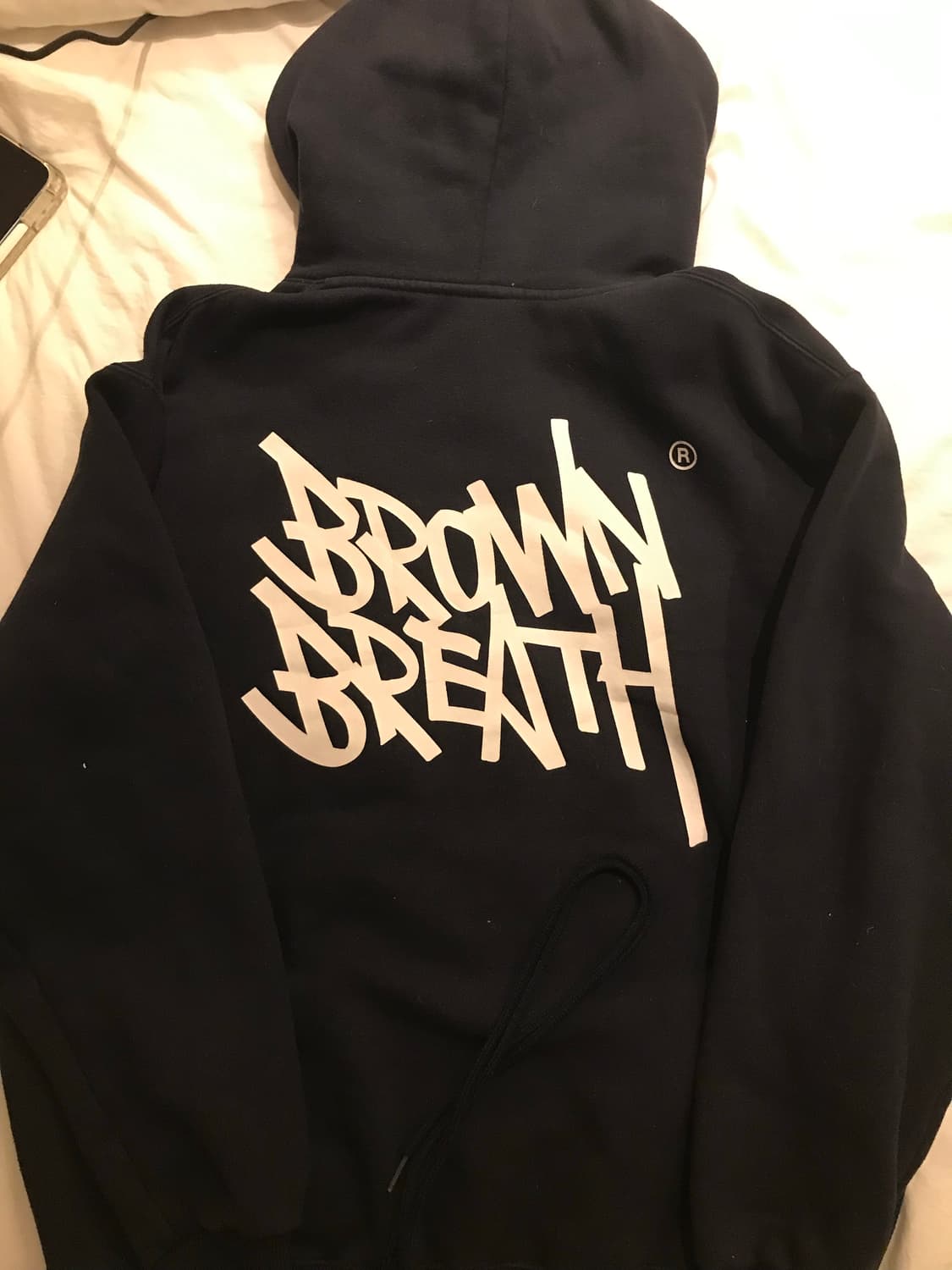 브라운브레스 후드티 네이비 남색 상품이미지1