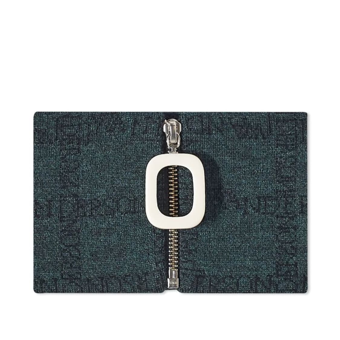 Jw앤더슨 그리드 로고 넥밴드 넥워머 그린 상품이미지1