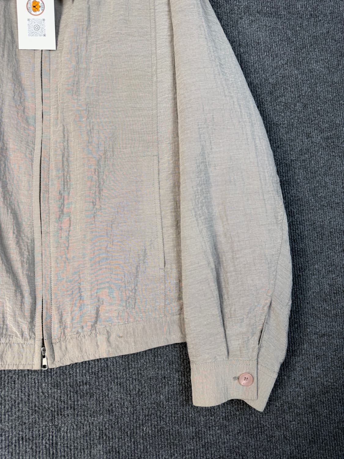 쿠어 크링클 2WAY 블루종자켓 상품이미지4