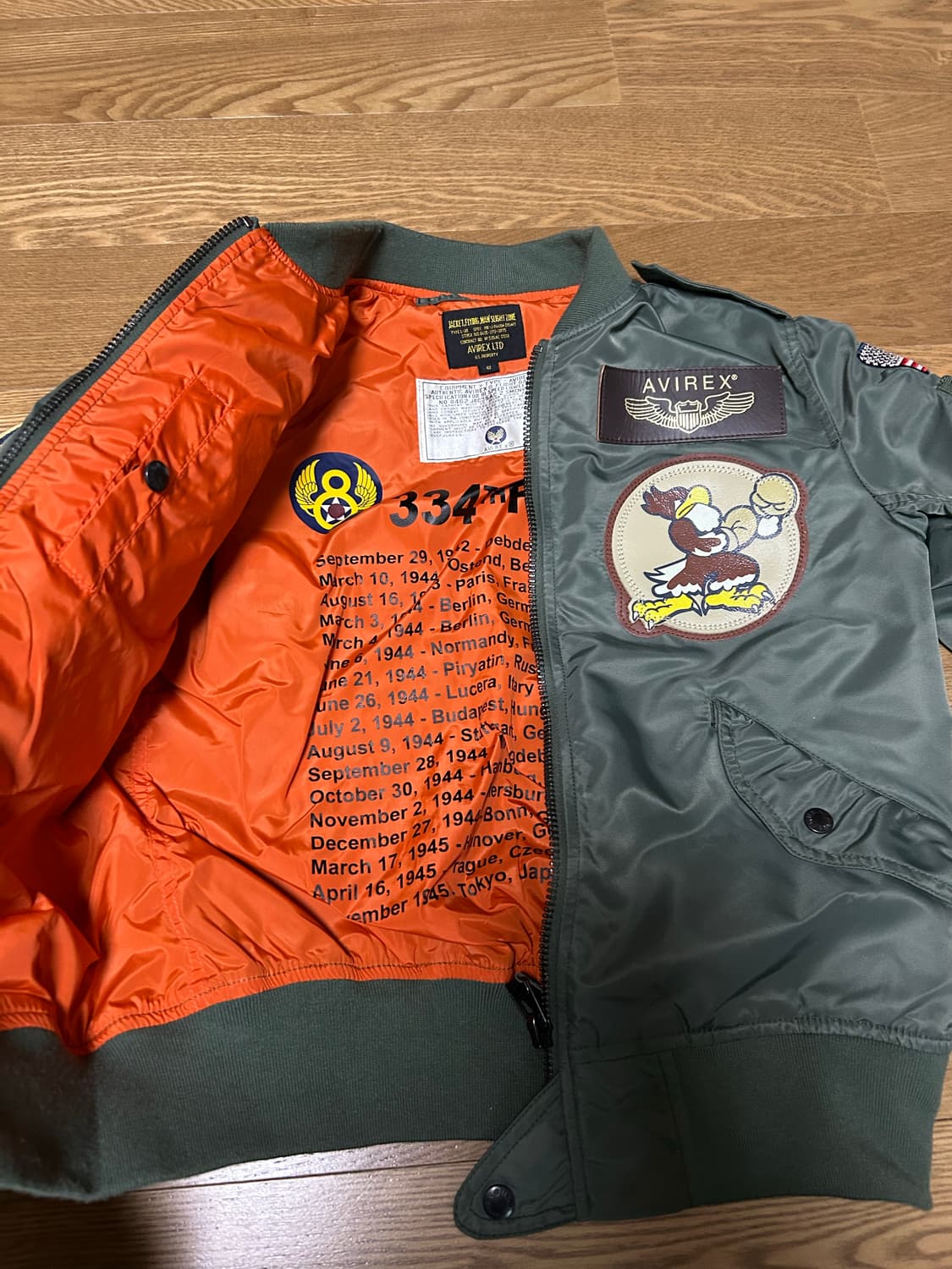 아비렉스 ma1 상품이미지3