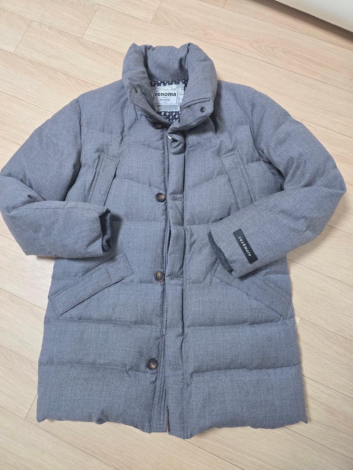 레노마옴므 캐시미어 구스다운 코트 상품이미지1