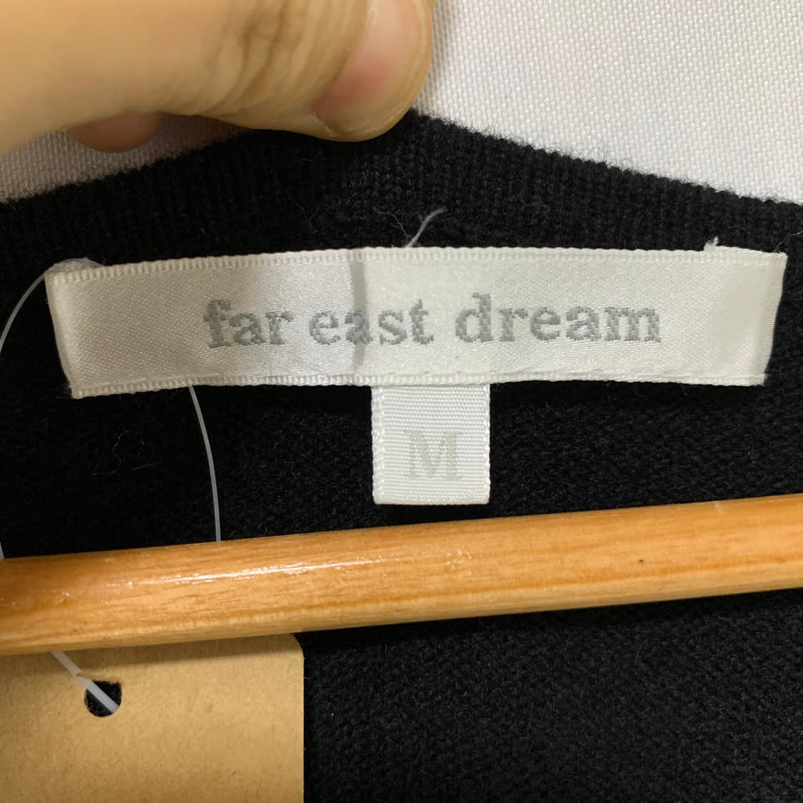 빈티지 큐빅 크롭 가디건 캐시미어 100% 여성 니트 블랙 M 상품이미지8