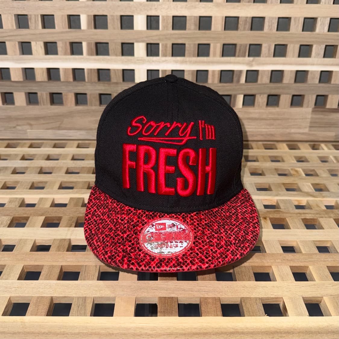 뉴에라 레드 레오파드 9fifty 상품이미지1