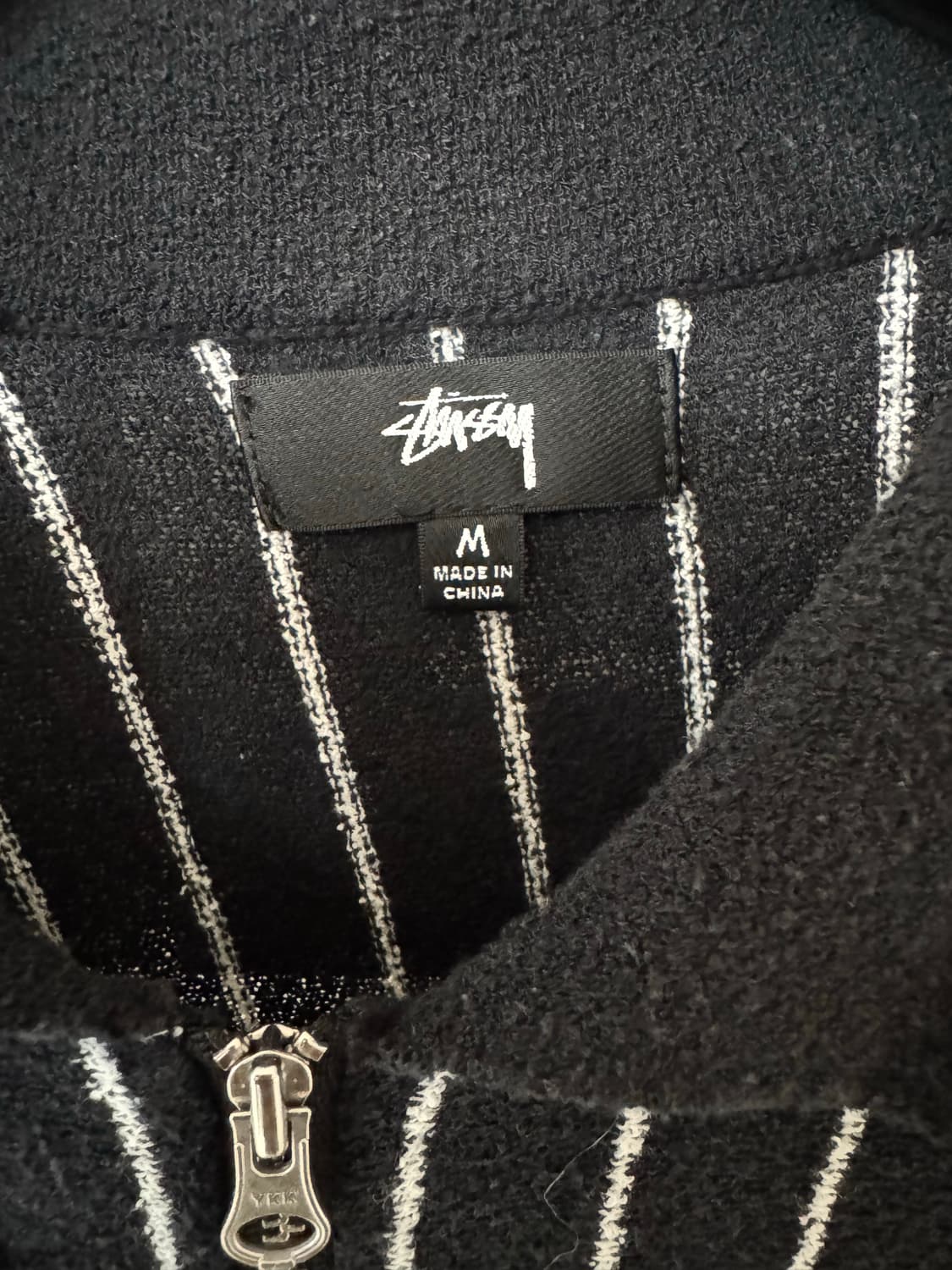 스투시 라이트웨이트 스트라이프 폴로 집 상품이미지2