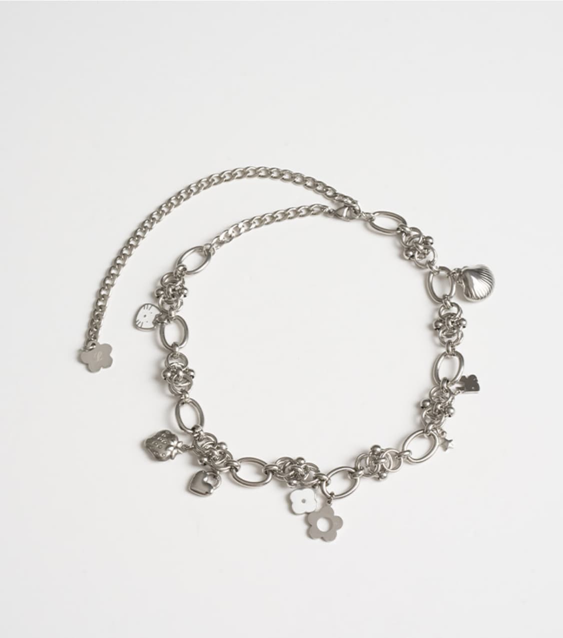 dain lee다인리 white flower necklace  상품이미지1