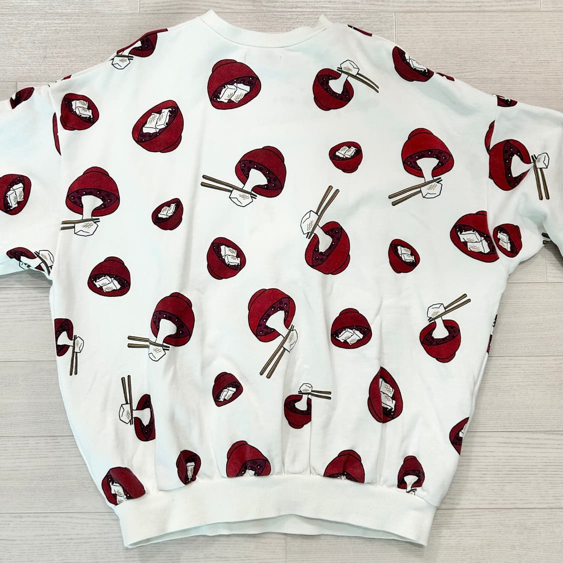 PUNYUS 오버사이즈 푸드 맨투맨 오시루코 일본 상품이미지5