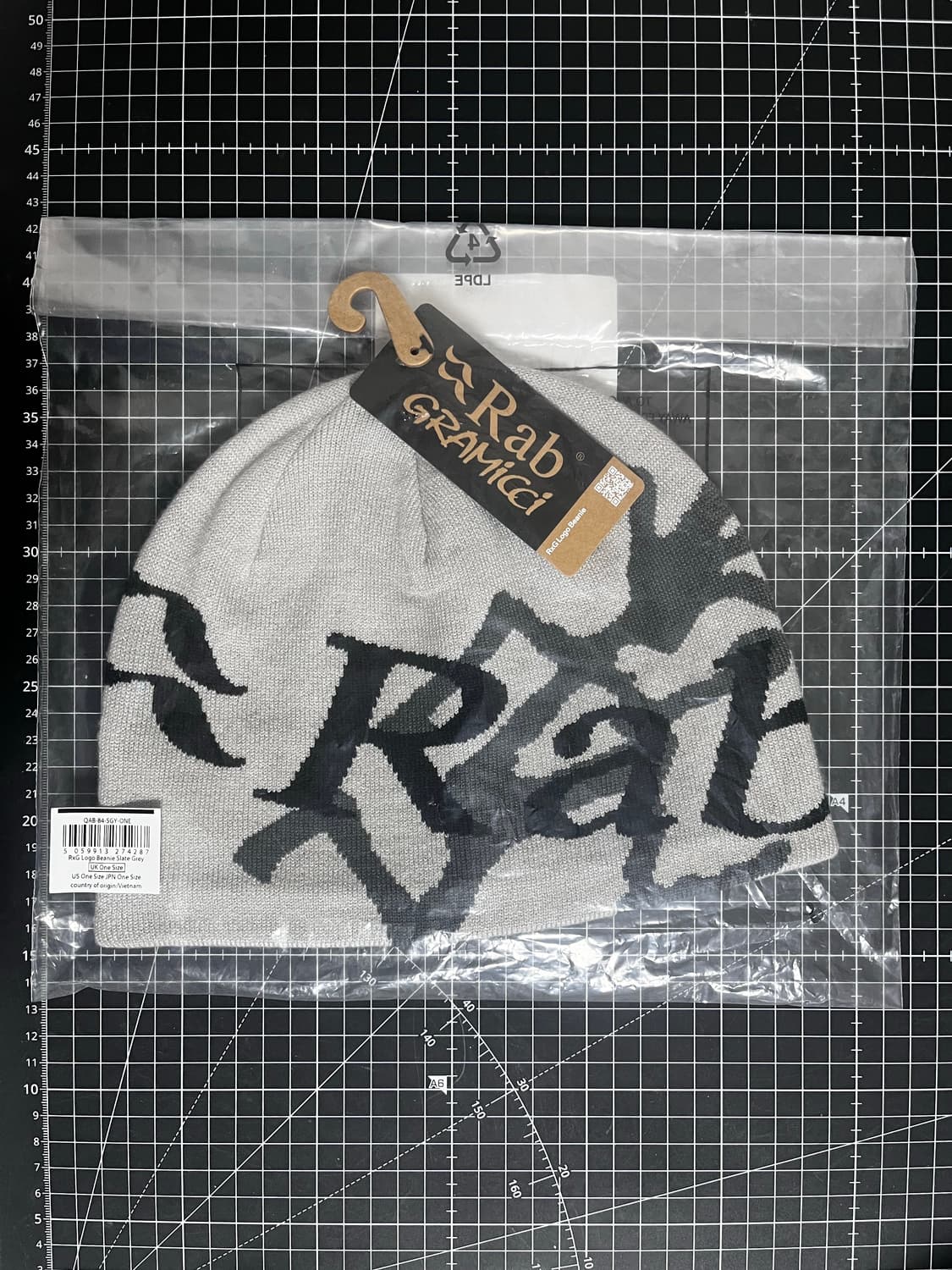 랩x그라미치 로고 비니 슬레이트 그레이 상품이미지1