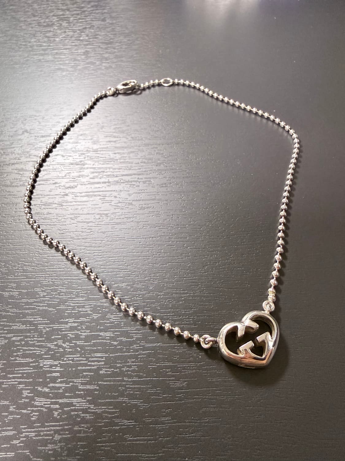 구찌 인터로킹 하트 목걸이 상품이미지1