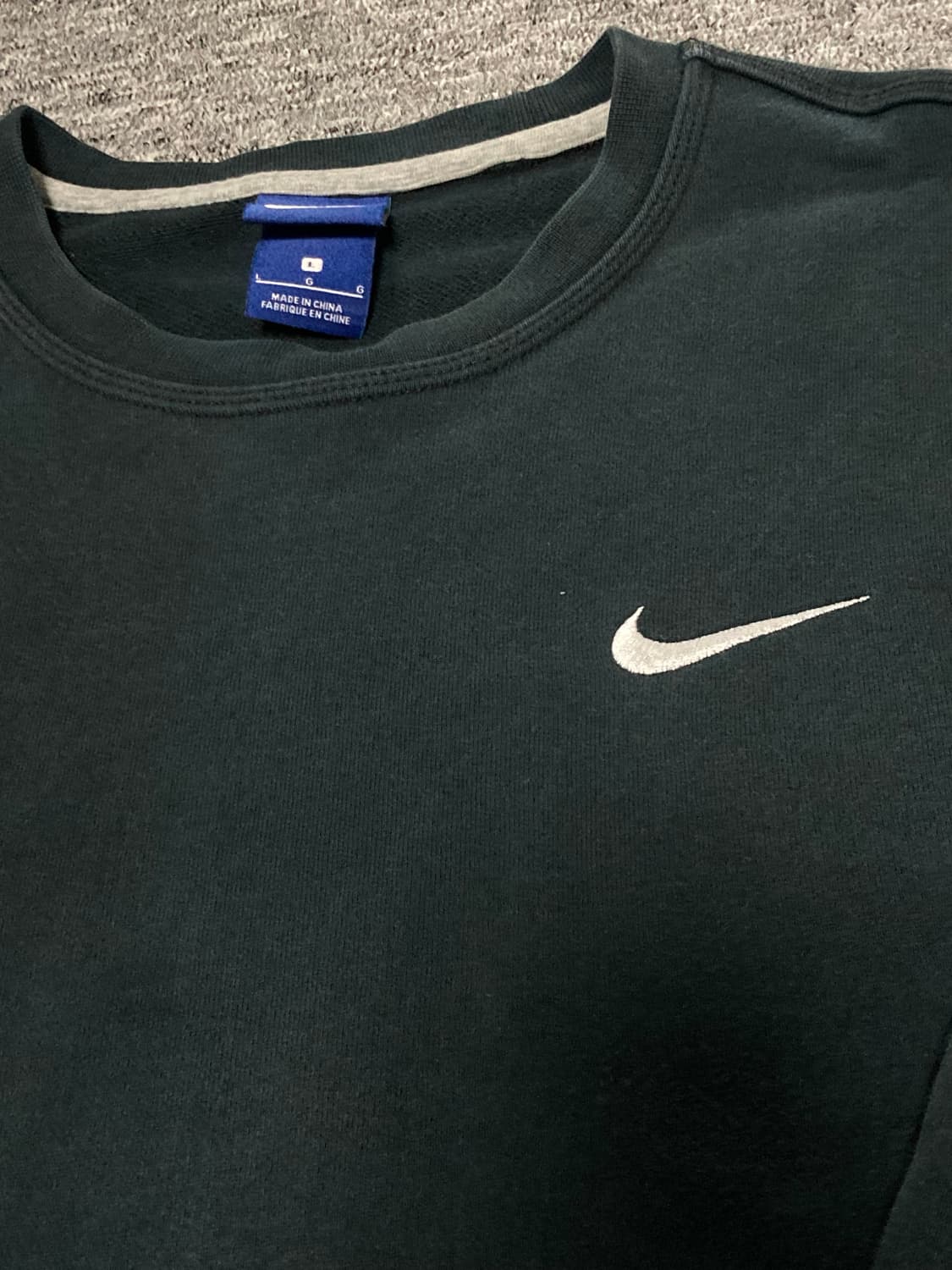 나이키 스우시 맨투맨 블랙 L 상품이미지2