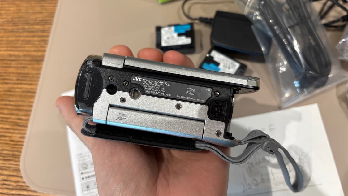 JVC GZ-HM99 빈티지캠코더 풀박스 신품급 상품이미지5