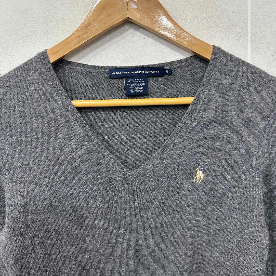 폴로 랄포르렌 브이넥 니트 상품이미지2