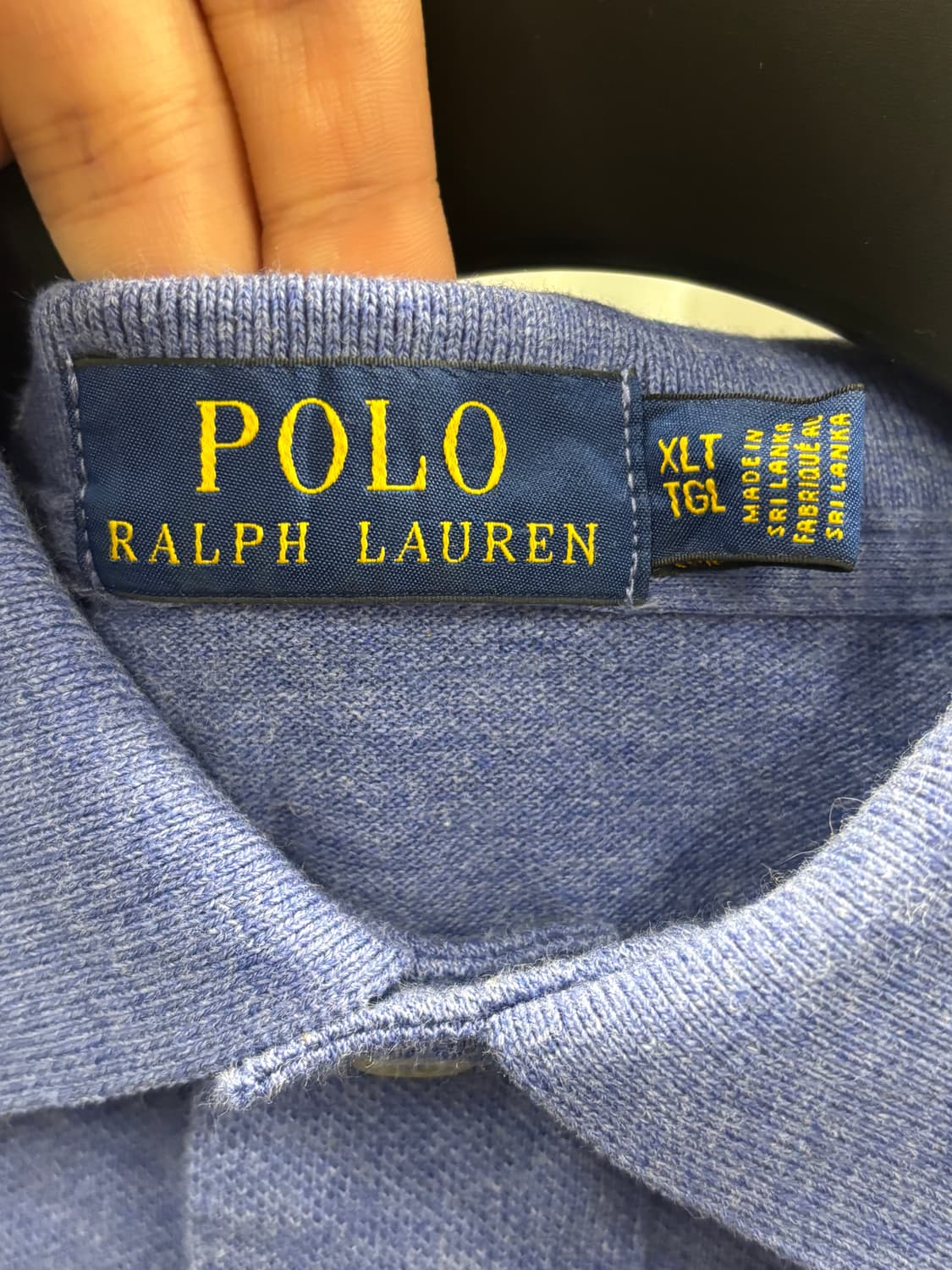 폴로 랄프로렌 반팔 카라티 네이비 XL 상품이미지4