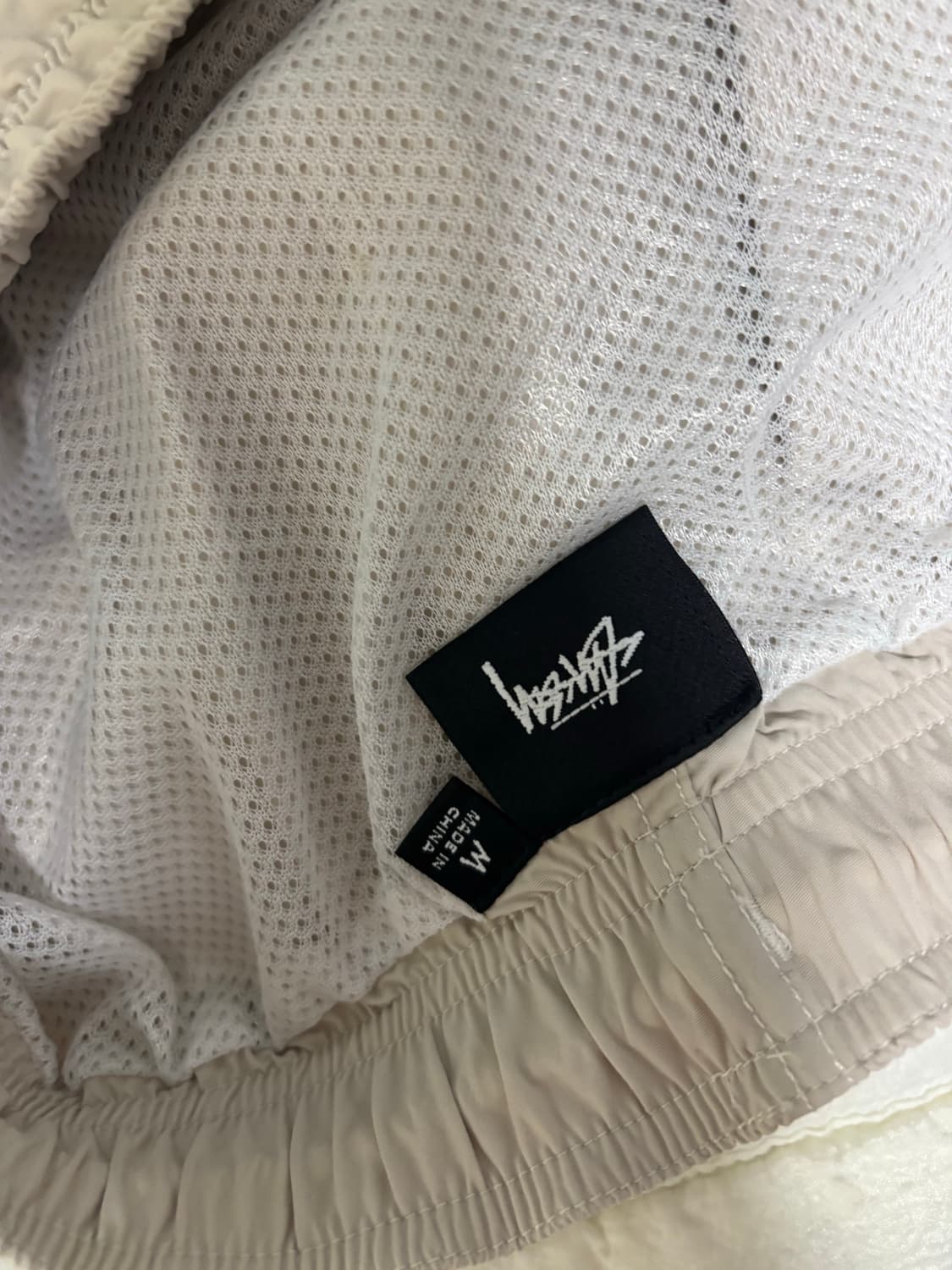 [M]스투시x아워레가시 워터쇼츠 베이지 상품이미지3