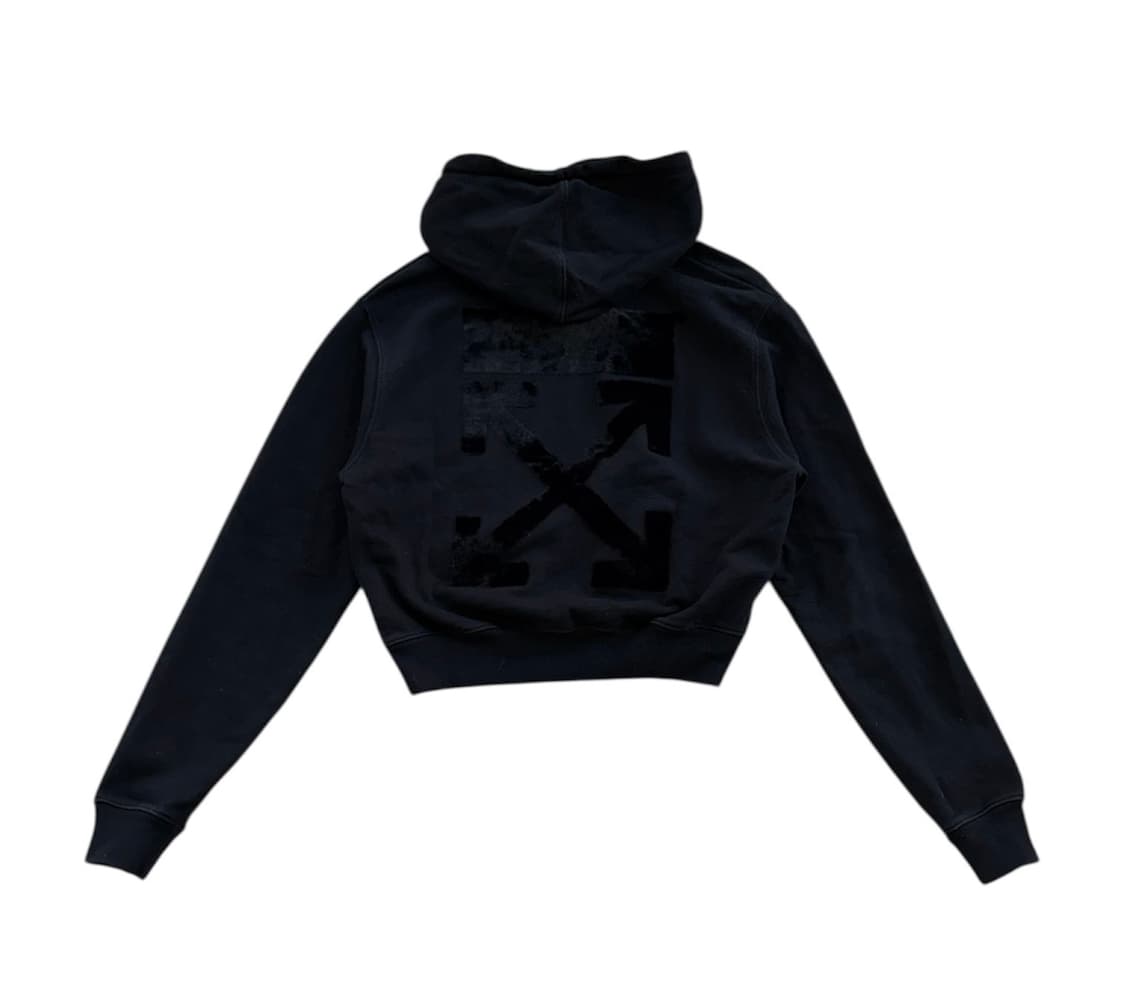 오프화이트 18FW 에로우 크롭 후디 상품이미지2