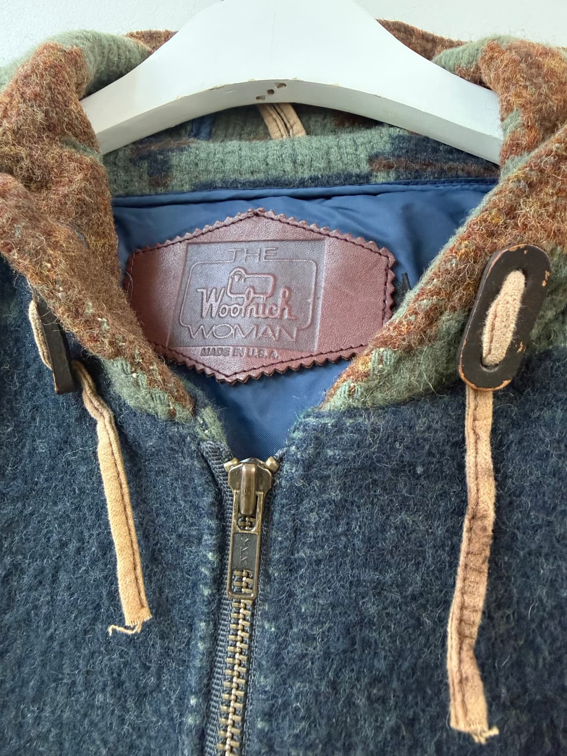 90‘s 울리치 아즈텍 나바호 카키 브라운 후드집업 자켓 상품이미지5