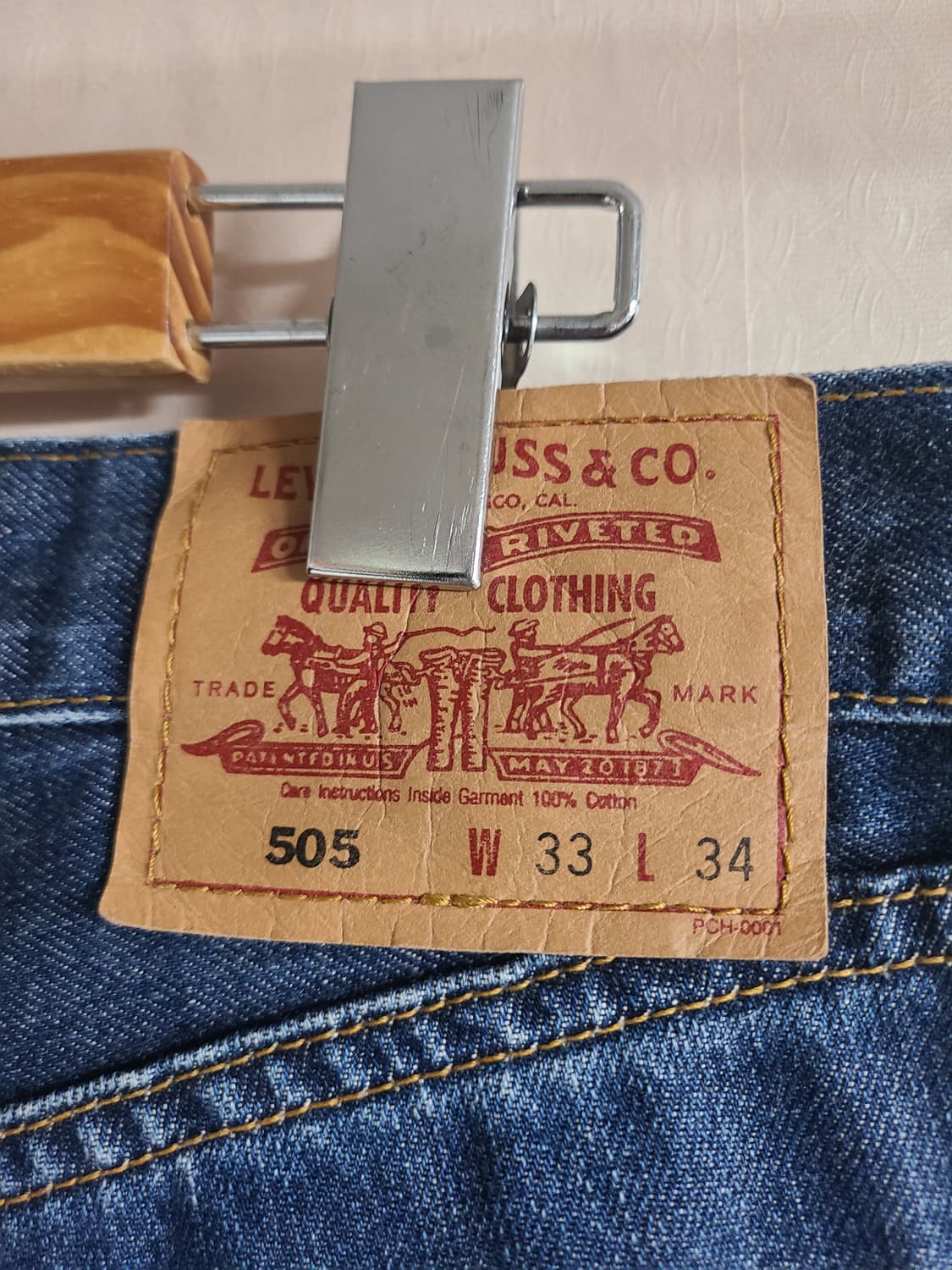 리바이스 505 데님 청바지(33) 상품이미지9