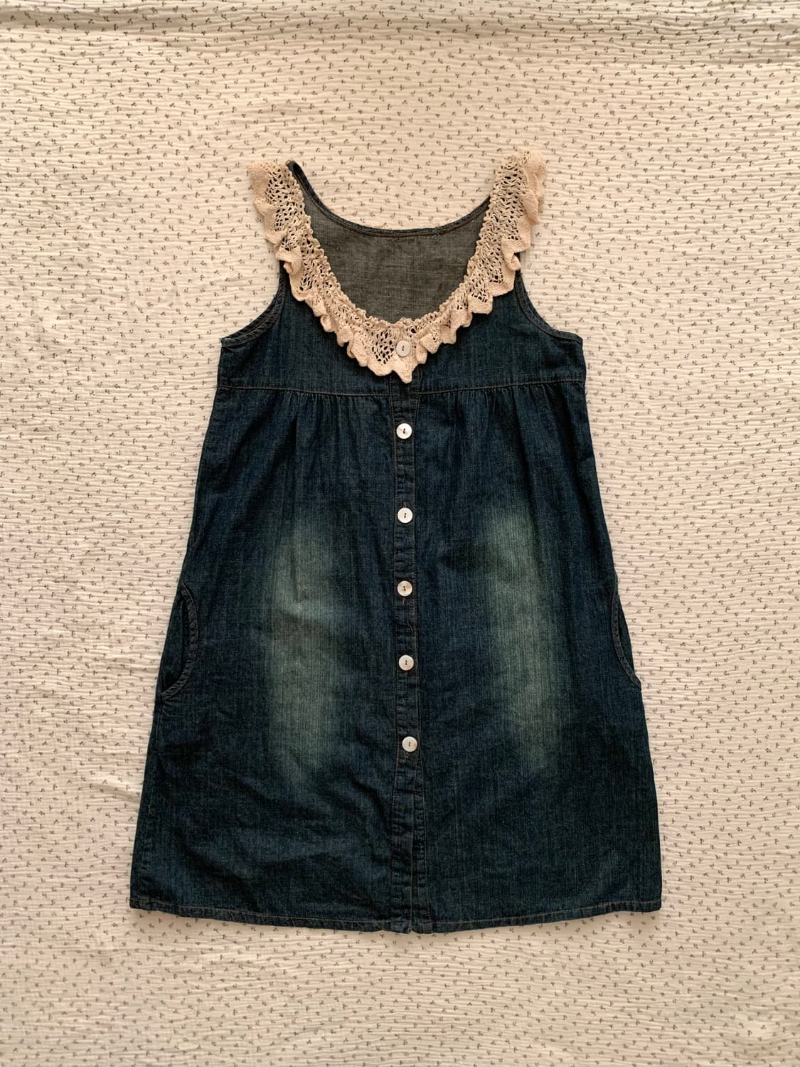 크로쉐 모리 데님 원피스 상품이미지1