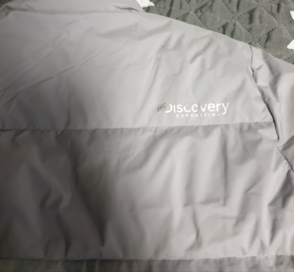 디스커버리 덕다운 리버시블 후리스 패딩 라이트그레이 (100) 상품이미지7