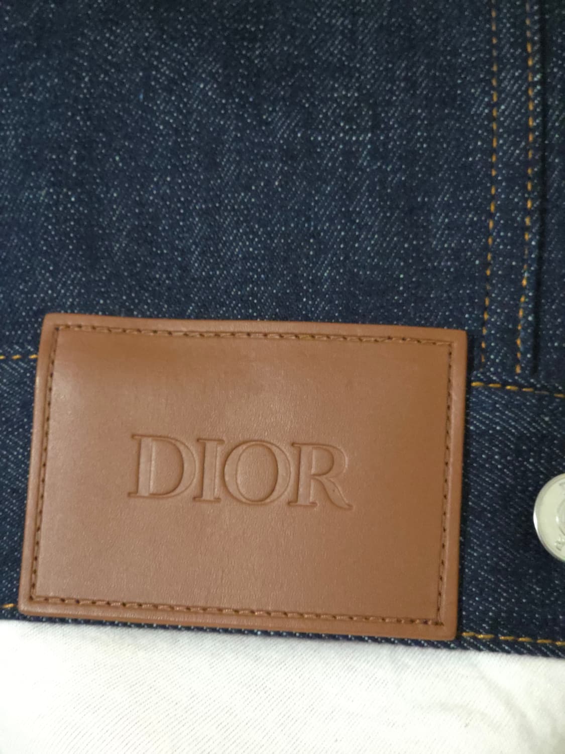 [새상품, 52 Size] 디올 오블리크 데님 청자켓 상품이미지9