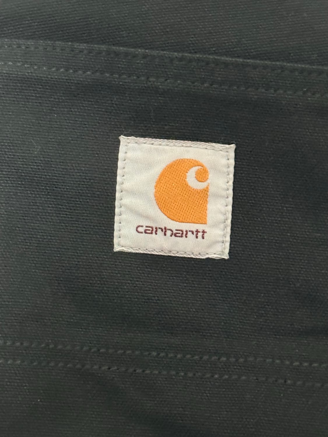 칼하트 wip 더블니 디어본 30 블랙 린스드 상품이미지5