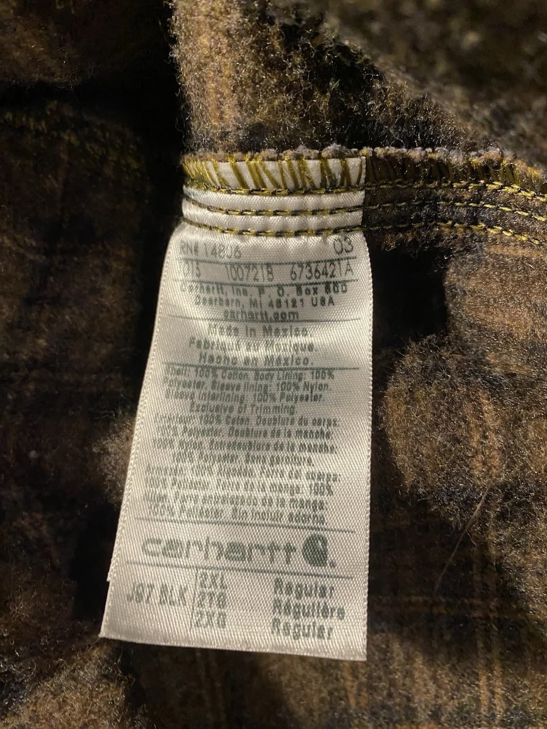 칼하트 J97 샌드스톤 디트로이트 자켓 상품이미지8