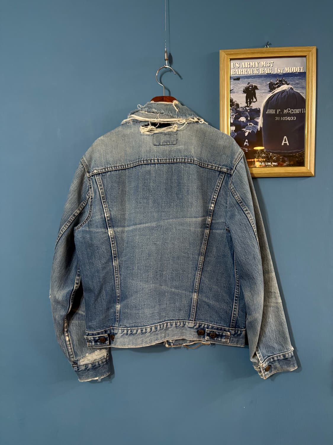 70-80‘s USA Levis 70505  denim jacket.  상품이미지9