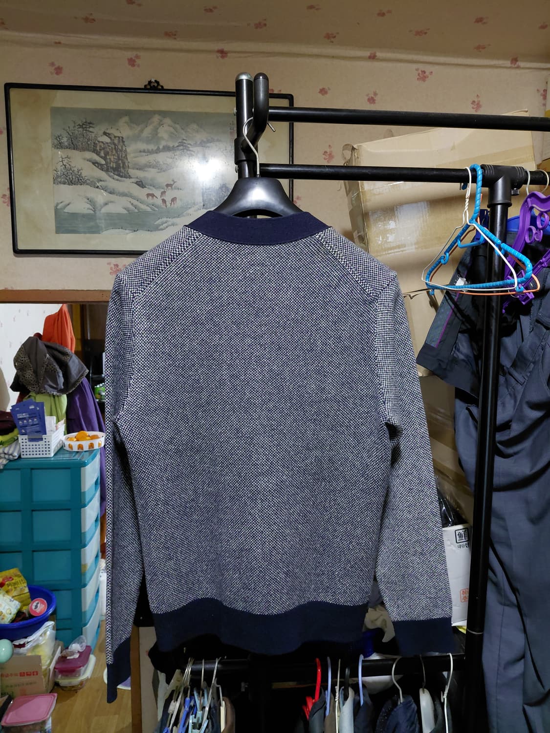 [클럽모나코]울100 가디건 M(95)사이즈 상품이미지2