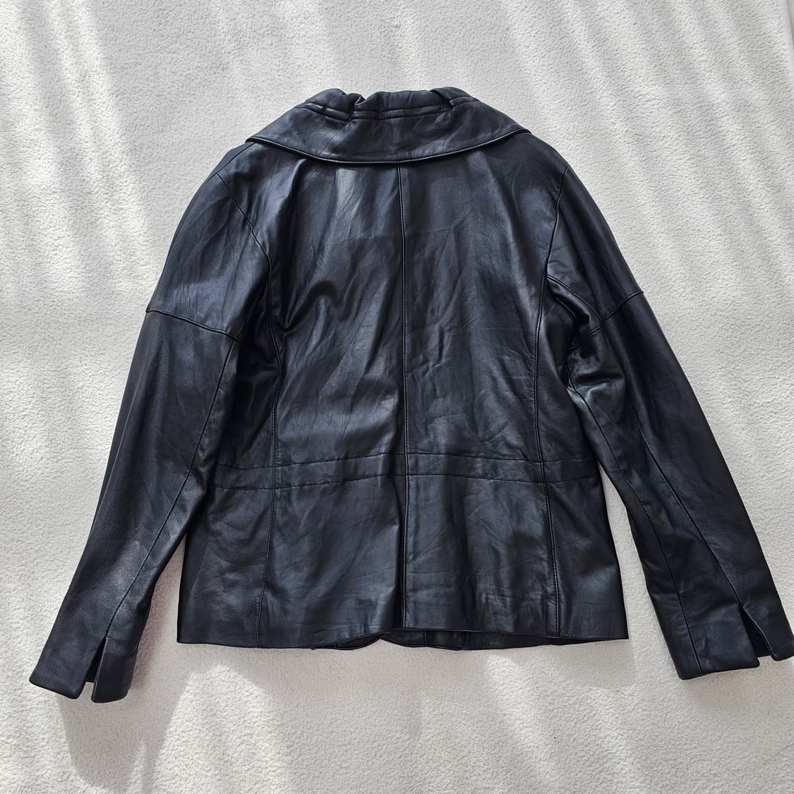 M 여성 카라포인트 양가죽 자켓 상품이미지2