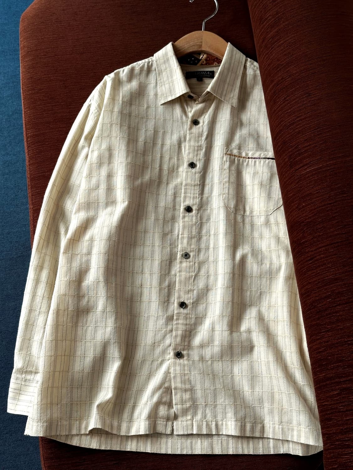 65/35 jacquard fabric design shirt 상품이미지5