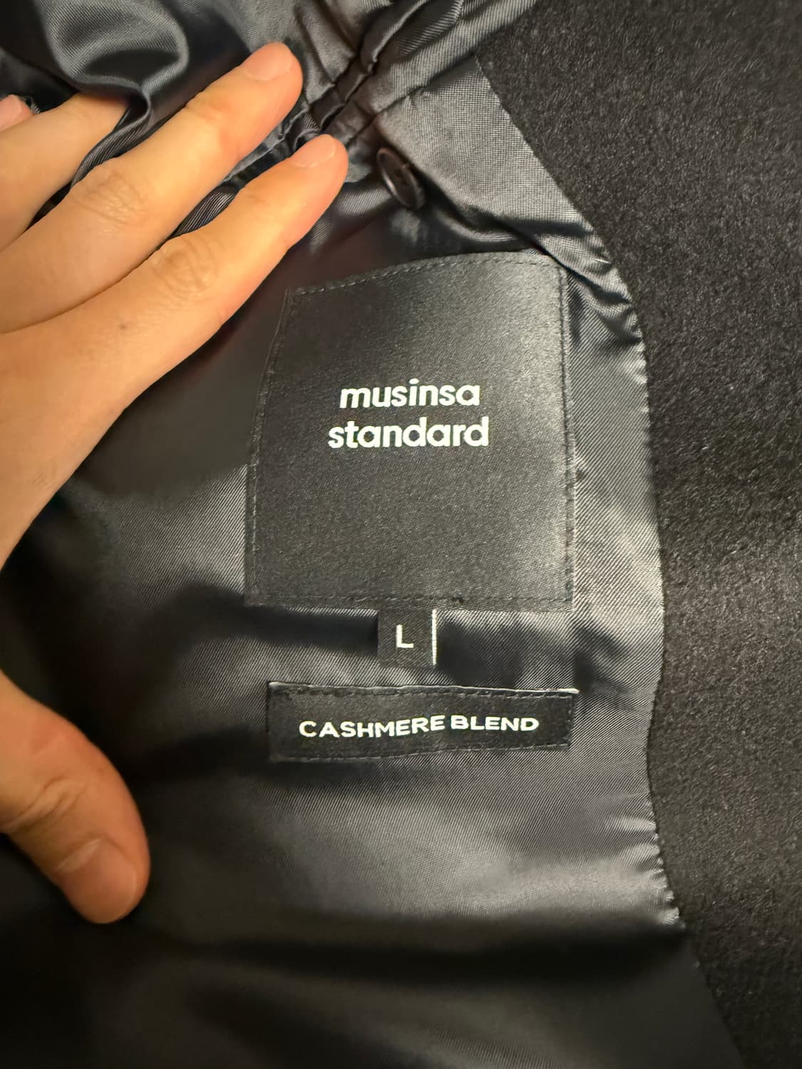 무탠다드 캐시미어 블렌드 오버사이즈 발마칸 코트 상품이미지5