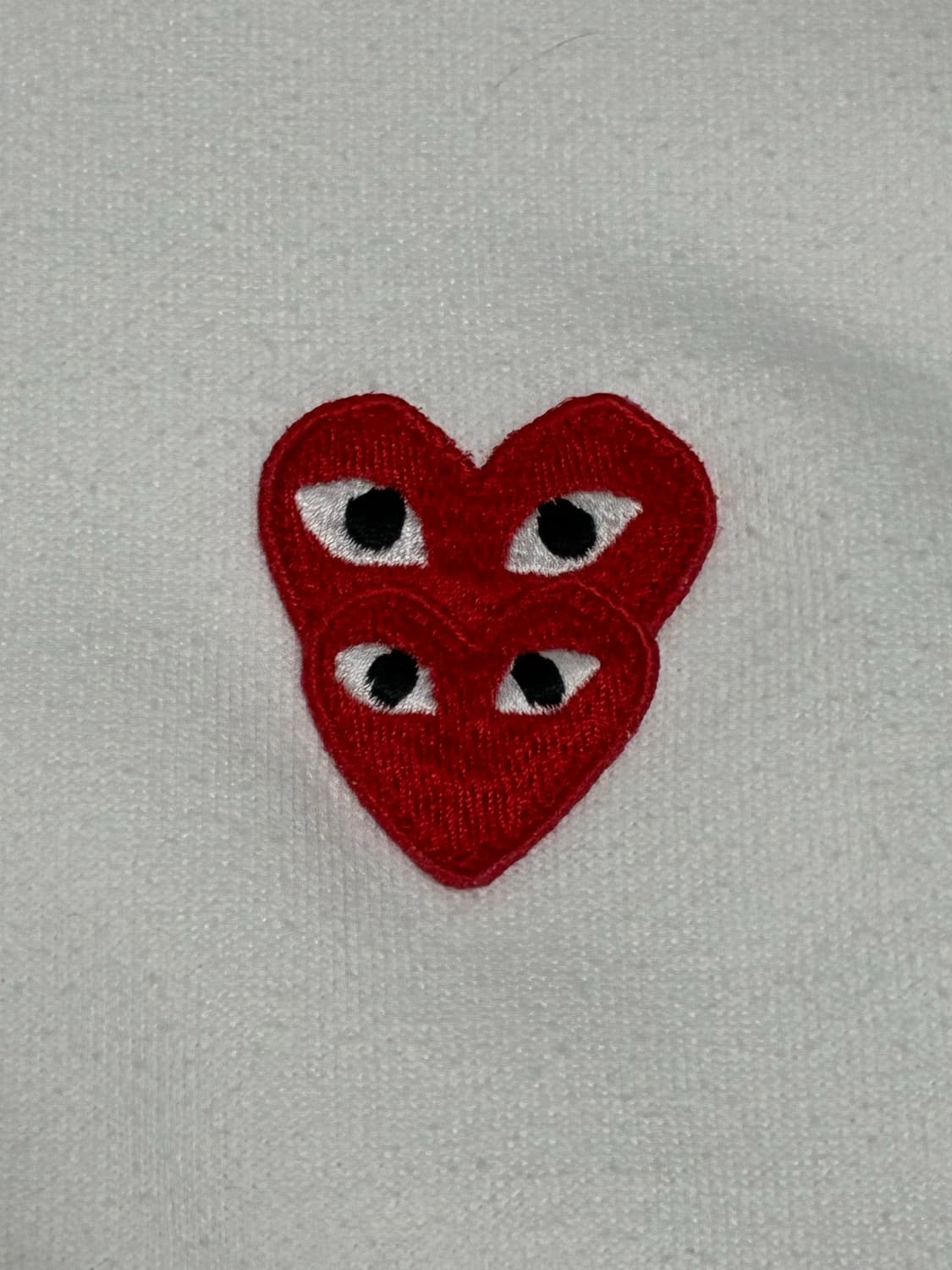 꼼데가르송 더블 하트 후드 집업 XL 상품이미지2