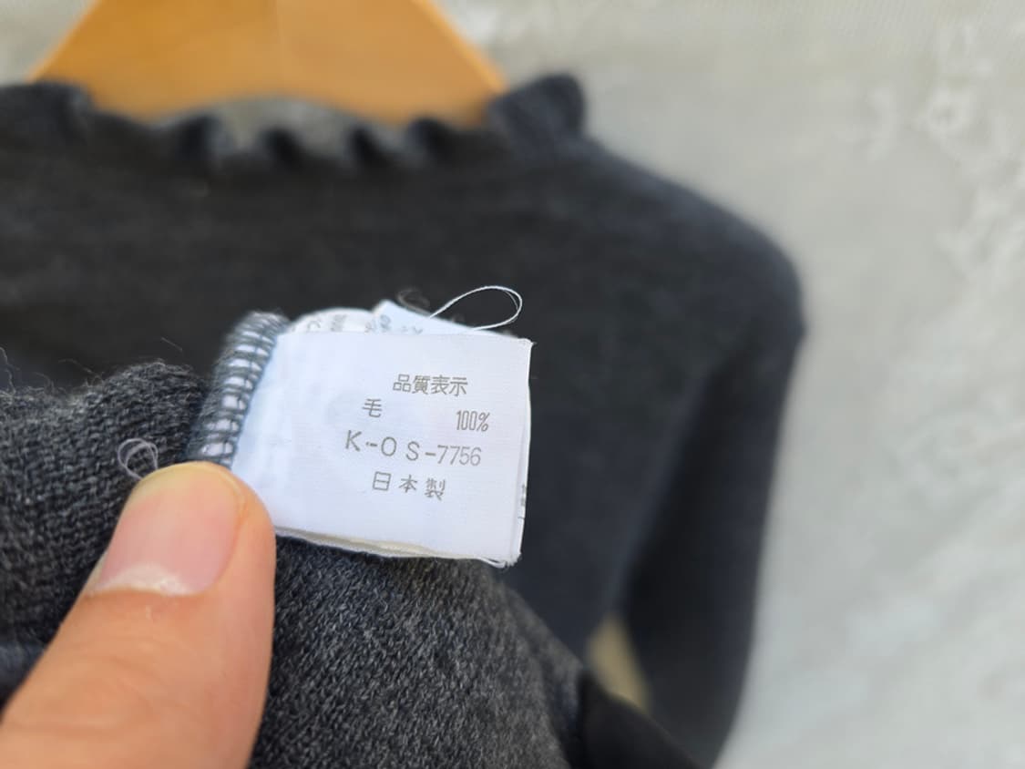 빈티지 금장단추 울 100% 가디건 상품이미지7