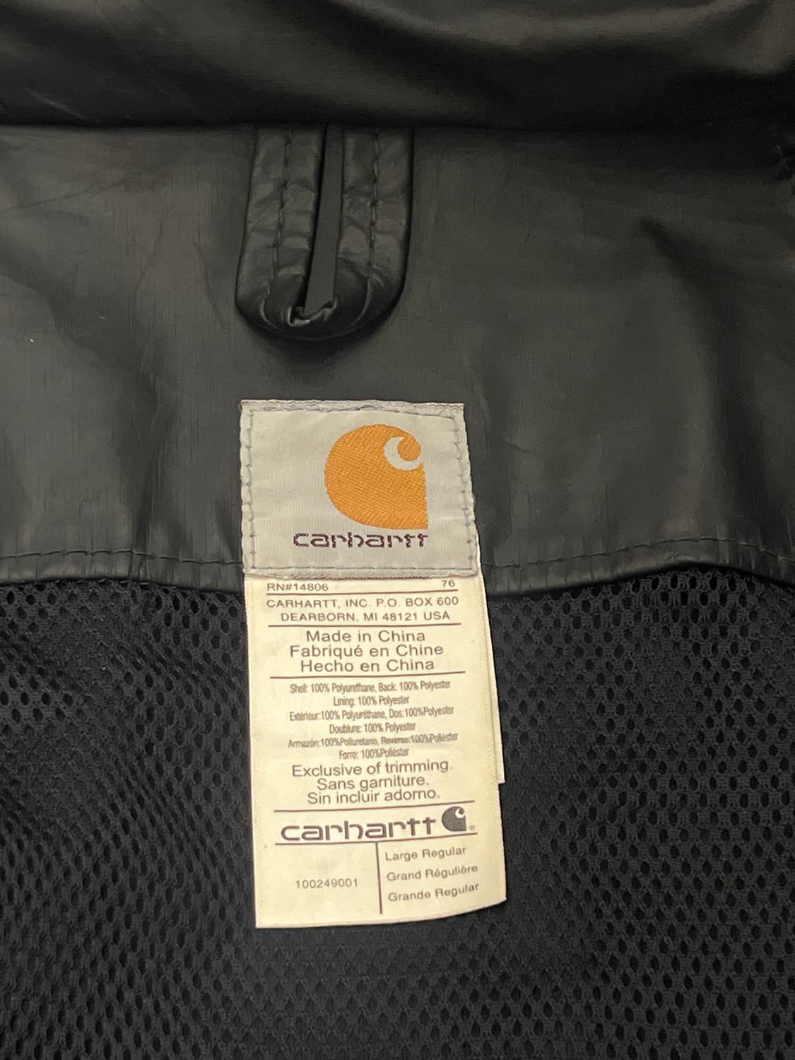 칼하트 레인 코트  상품이미지7