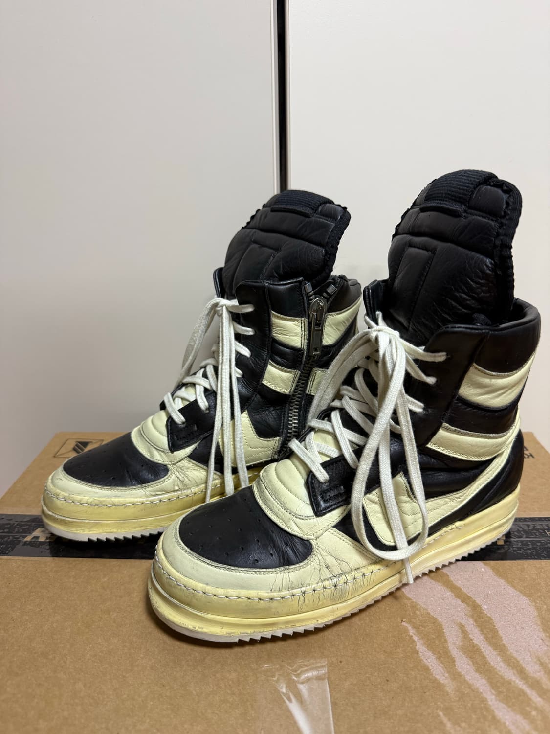 [41] 릭오웬스 덩크 릭나이키 검흰 상품이미지4