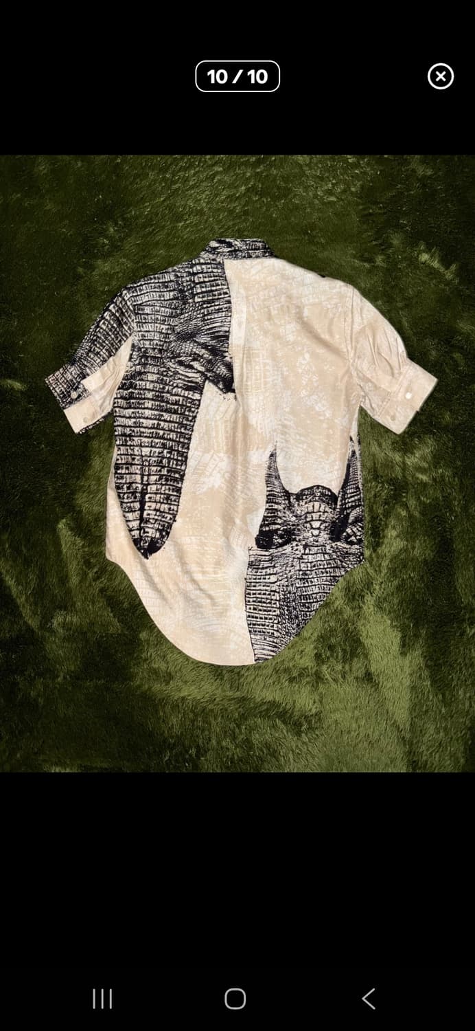 ACNE STUDIOS 아크네 스튜디오 릴렉스 핏 비스코스 하프 셔츠 상품이미지2