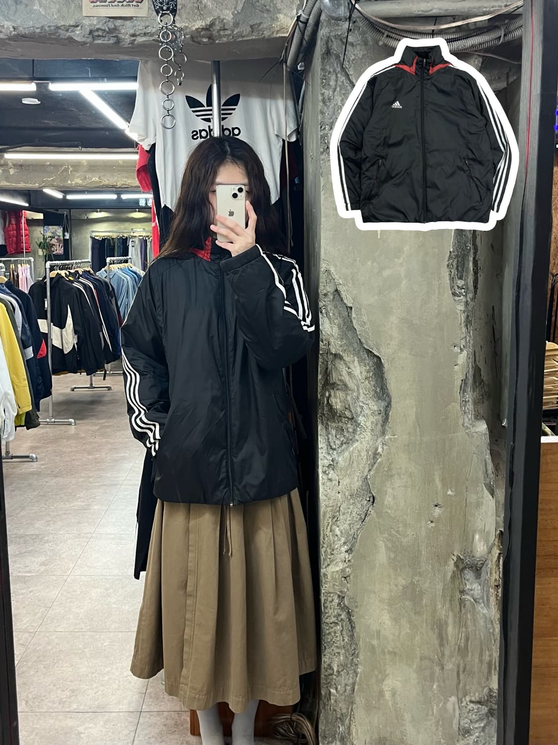 아디다스 바람막이 블랙 90 #csz2388  상품이미지1