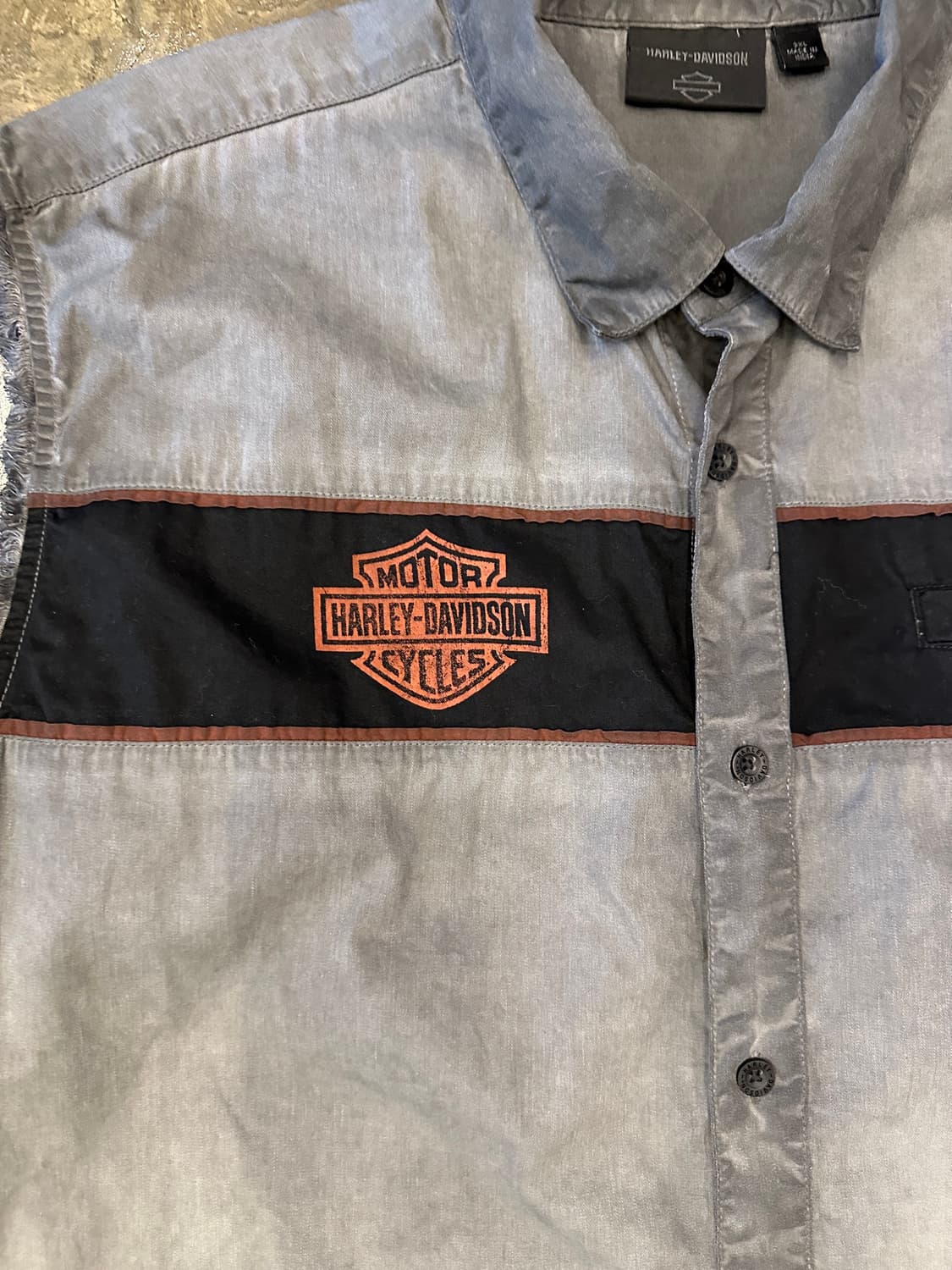 Harley Davidson 할리 데이비슨 조끼 베스트 XXL 상품이미지3