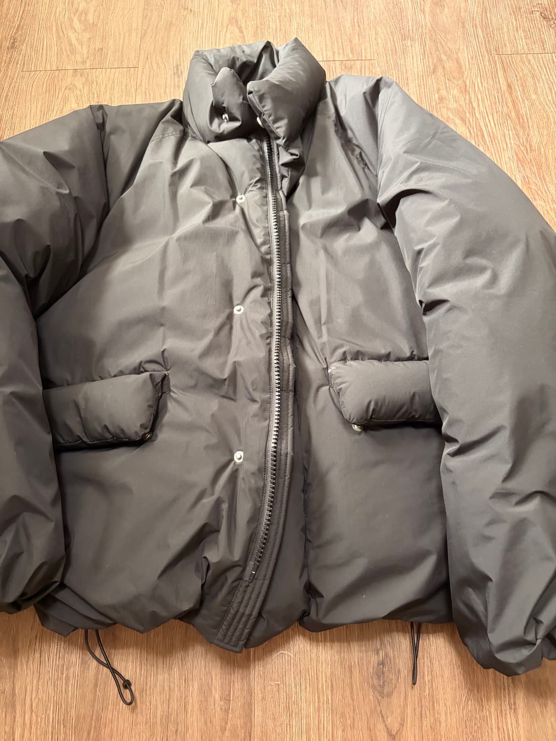 자바나스 301 덕다운 숏 패딩 논후드 상품이미지3