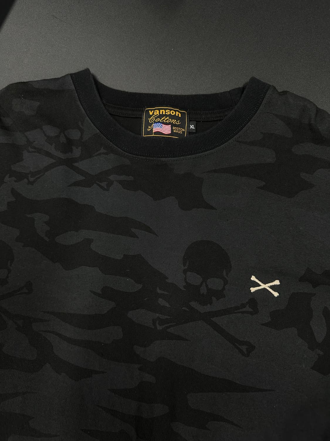 벤슨 스컬 카모 본 자수 긴팔 슬리브 상품이미지6