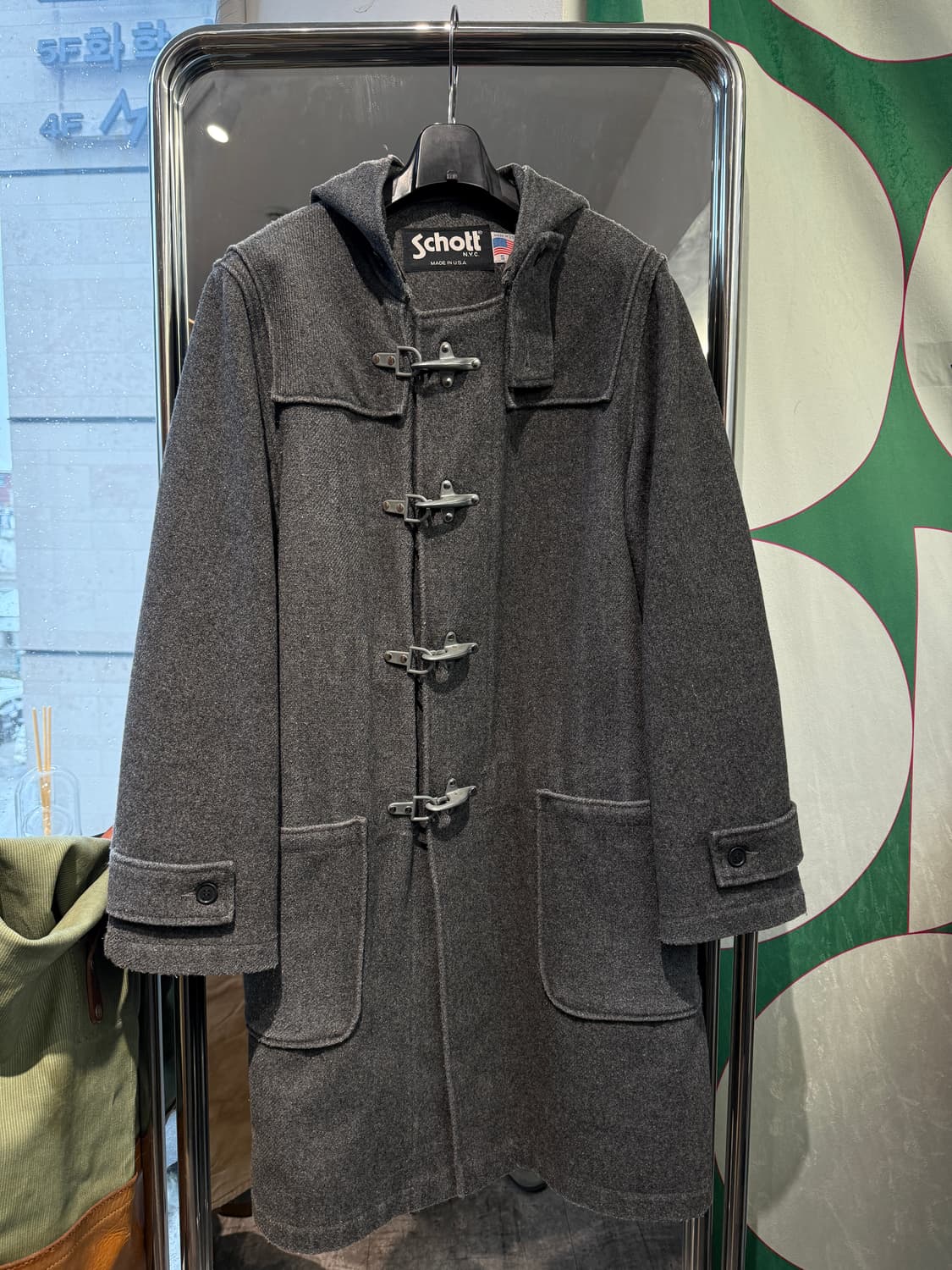 Schott  Wool Duffle Fireman Coat 100 상품이미지1