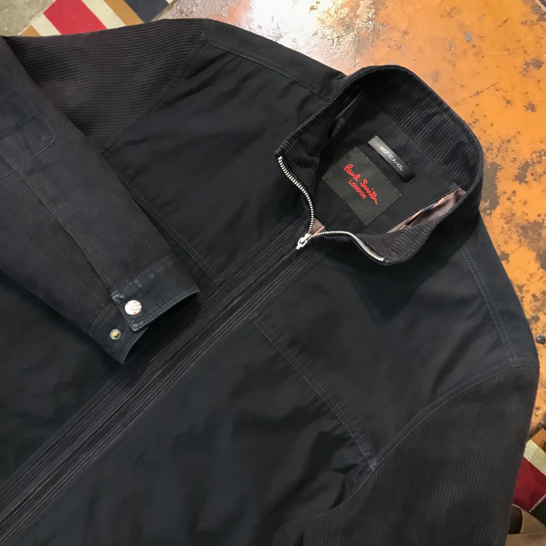 폴스미스 블랙 집업 블루종 자켓 점퍼 남성 105 사이즈 상품이미지2