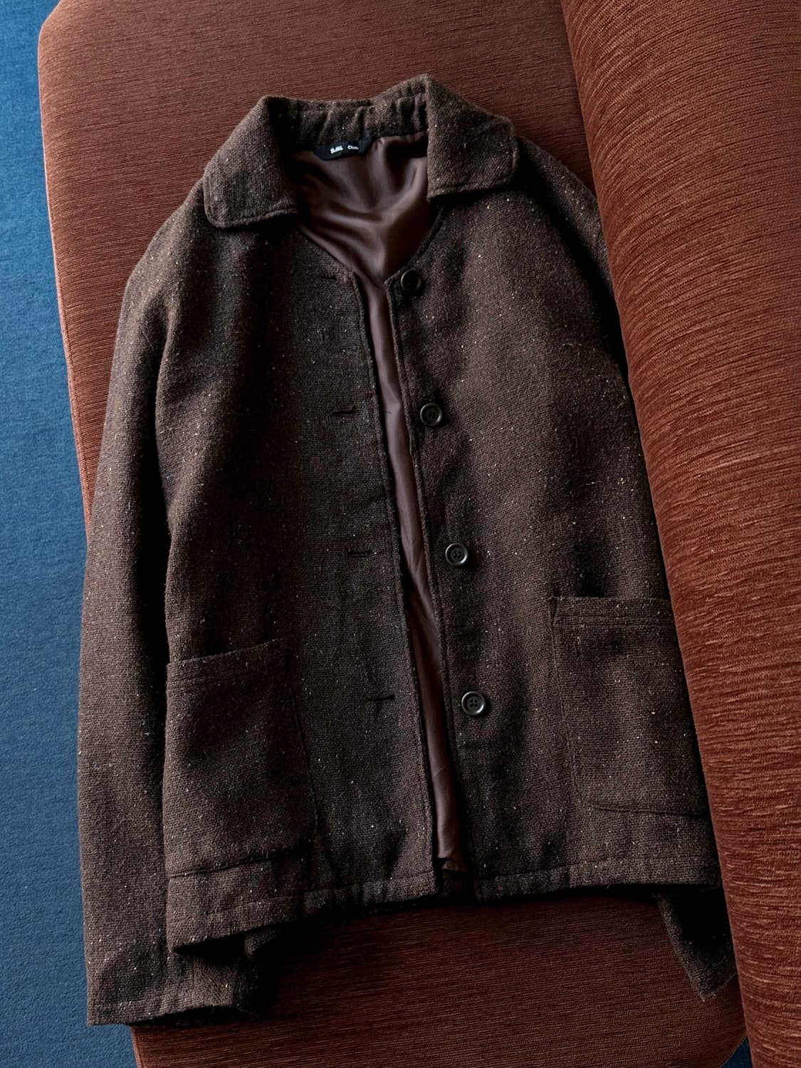 Tweed fabric design collar jacket 상품이미지6