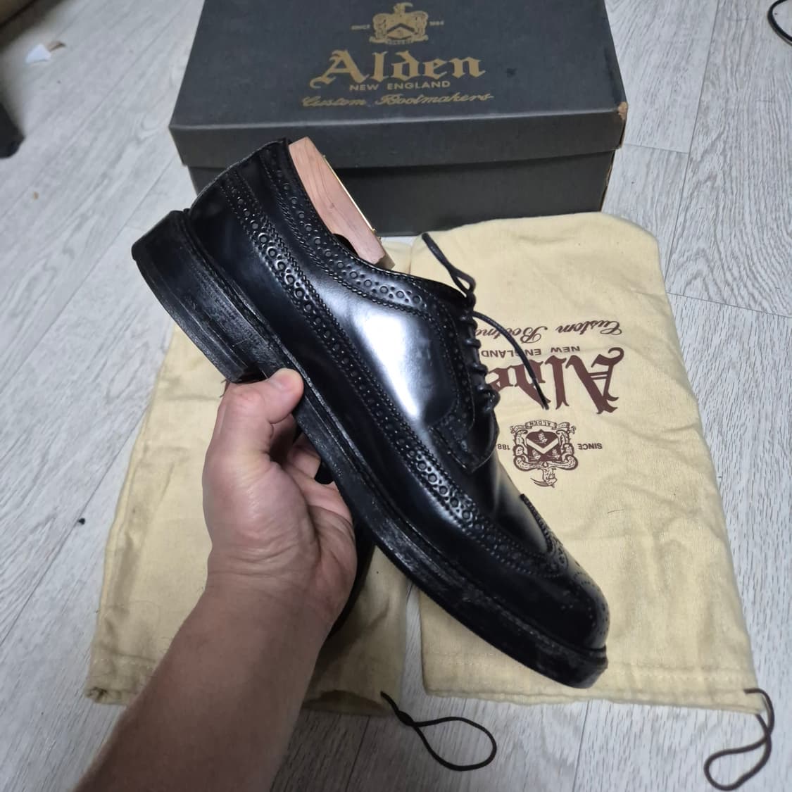 [7.5D] 알든 9751 롱윙팁 코도반/ 크로켓앤존스 에드워드그린 버윅 상품이미지3