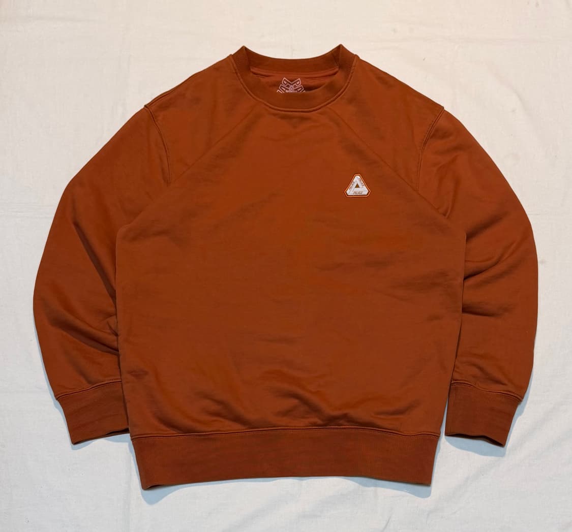 팔라스 22FW 소파 크루넥 맨투맨 오렌지 상품이미지1