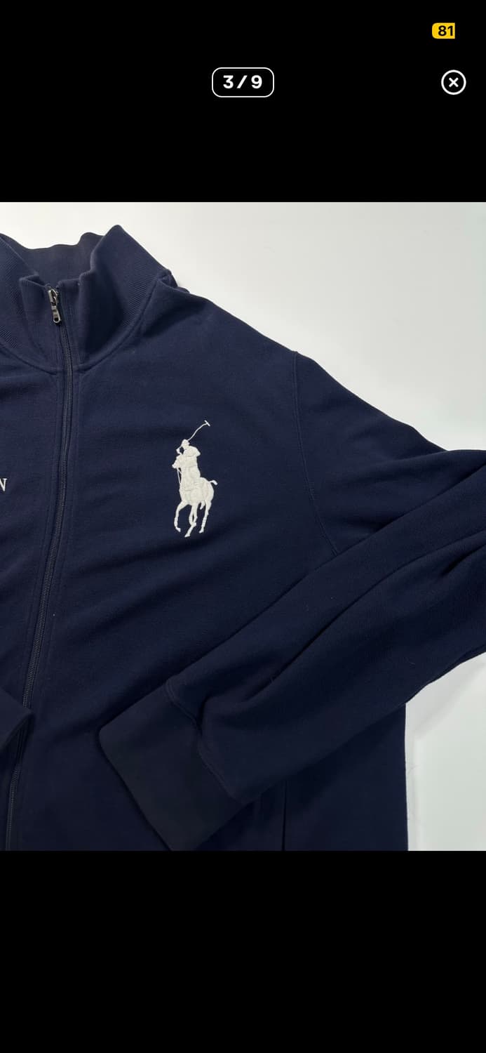 폴로 빅포니 영국 네이비 집업 상품이미지3