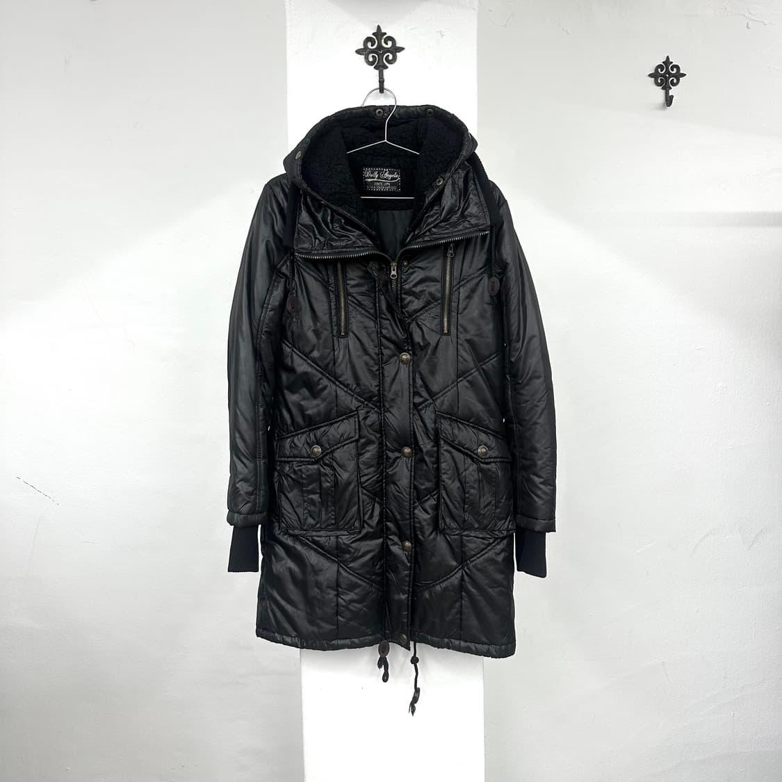 Layerd hood parka jacket 상품이미지4